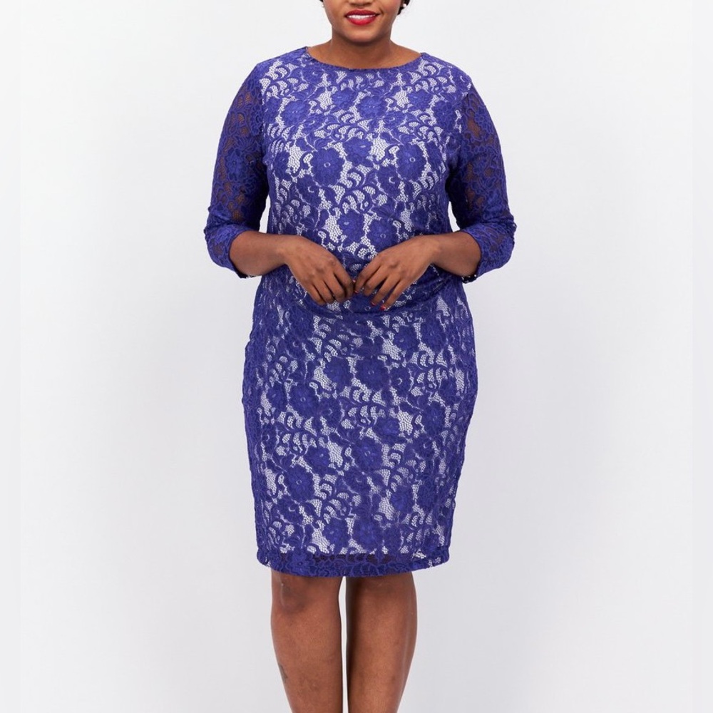 Jasper Women’s Lace Midi Dress Size 1X